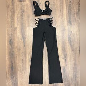 Black Women's 2 Piece Set